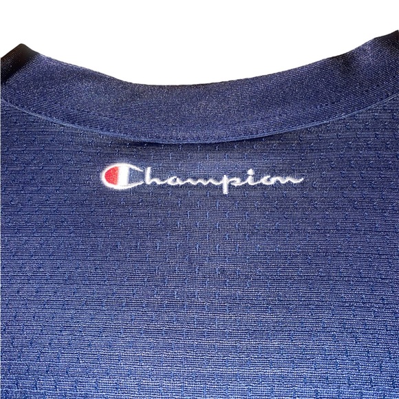 Champion Men's Hockey Jersey Size XL Blue Red Game Day Sports Fan Shirt - Picture 7 of 11